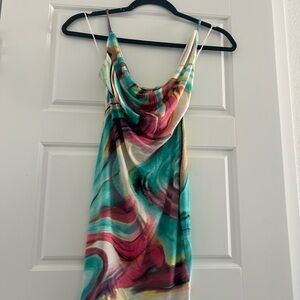 Multicolor Sleeveless Dress